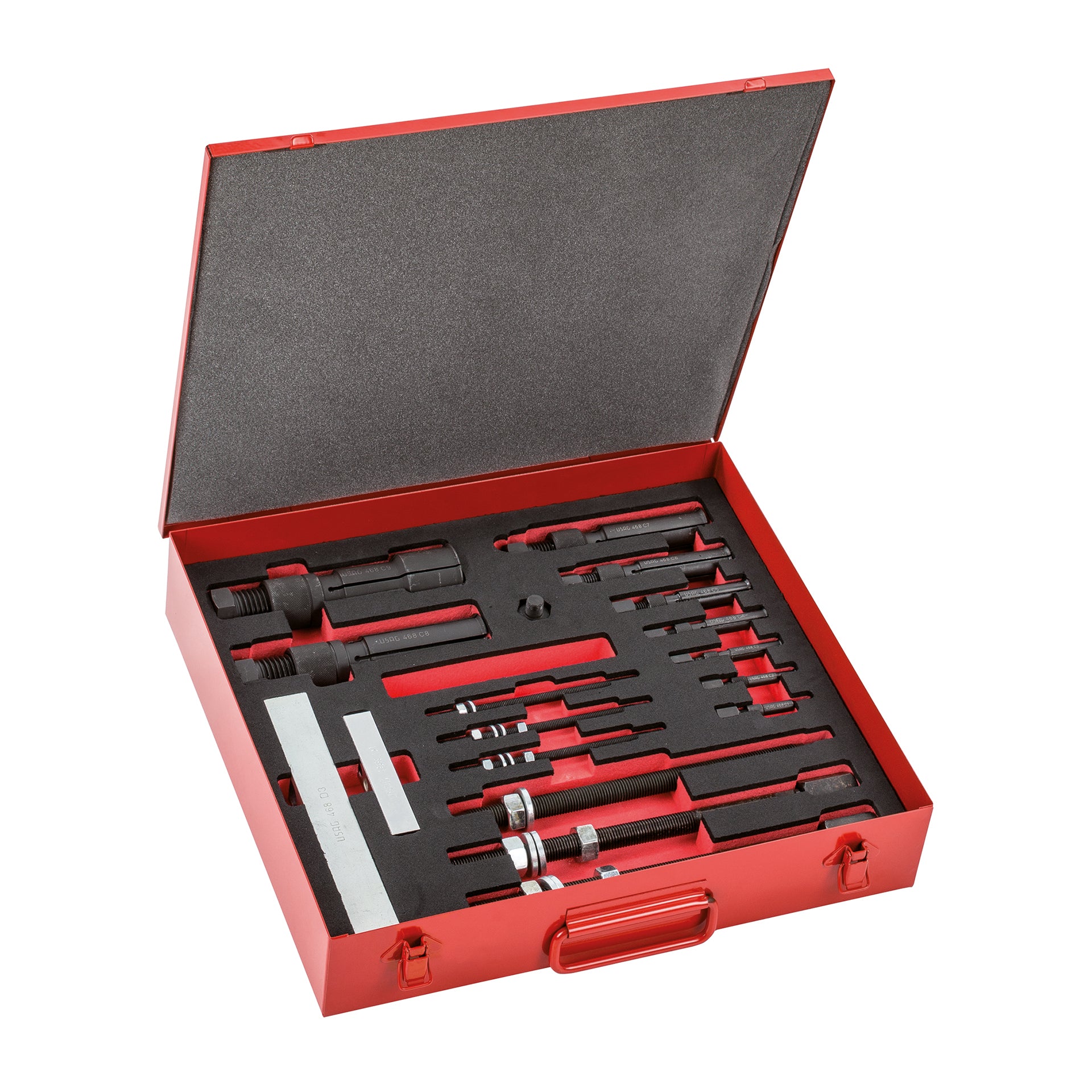 468 NKS11 - Assortimento in cassetta di lamiera con estrattori ad espansione (11 pz) - Usag - U04680103 468 NKS11 - Assortimento in cassetta di lamiera con estrattori ad espansione (11 pz) - Usag - U04680103